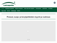 Tablet Screenshot of lainapeite.fi